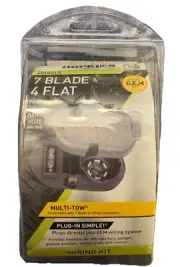 HOPKINS MULTI TOW 7 BLADE 4 FLAT CONNECTOR 40974 EXACT FIT PLUG BRAND NEW SEALED