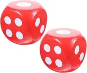 FELTECHELECTR 2pcs Giant Foams Dice for Parties and Events Dice for Game Activities for Education and Fun Prop