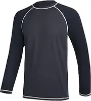 [YuKaiChen] Rashguard Men's Long-Sleeved Quick-Drying Swimming T-Shirt Outdoor Functional Shirt