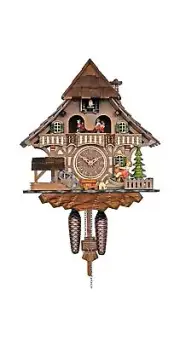 Cuckoo Clock Quartz-movement Chalet-Style 32cm by Engstler