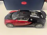 AUTOART 70906 Bugatti EB16.4 Veyron 2009 Black Red Met 1/18