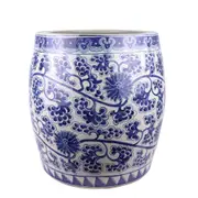 [Florabelle Living] Dallas Blue & White Large Planter Pot