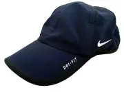 NEW! NIKE Adult Unisex DRI-FIT FEATHERLIGHT Tennis Hat/Cap-Obsidian Blue