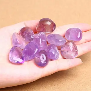天然水晶原石粉水晶紫水晶黃水晶黑曜石原石礦物標本碎石消磁石