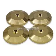 4PCS 25mm Copper Speaker Spike Floor Stand Speaker Box Pad Speaker Cone Base Pad