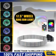4x 15.5'' RGB Wheel Ring Lights LED Light For Car Truck Rim Lights APP Bluetooth (for: Porsche)