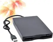 HOMSFOU 2.0 External Floppy Drive for Laptop Portable 3.5 Diskette Data Transfer High-Speed Driver for /8/10