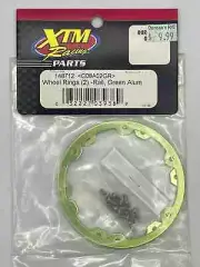 XTM 148712 Wheel Rings (2) Green Alum