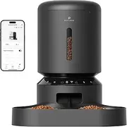 PETLIBRO Automatic Cat Feeder, 5G WiFi Pet Feeder for Two Cats or Dogs with Remote Control, 5L Cat Food Dispenser with Low Food Sensor, 1-10 Meals Per Day, Up to 10s Meal Call for Pets