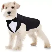 Weewooday Dog Tuxedo and Bandana Set Dogs Formal Tuxedo PET Wedding Party Suit