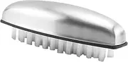 MOLUCKFU Nylon Brush Hair Soap Cleaning Brush Stainless Steel Odor Remover for Cooking Hand Washer for Smelly Foods