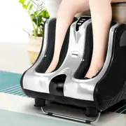 4 Motors Livemor Foot Massager Massagers Shiatsu Electric Roller Silver