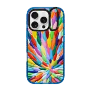 iPhone 16 Pro Impact Ring Stand Case MagSafe Compatible Rainbow Portal