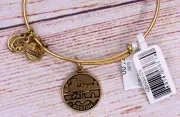 NEW NWT Alex and Ani City of Boston II Gold Bracelet