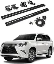 MOMOAU Electric Side Step - Automatic Retractable Running Boards for SUV, True Flush Mount, Compatible with 2019-2023 Lexus GX J150(GX W LED)