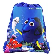 Disney Finding Dory Blue Drawstring Bag School Backpack