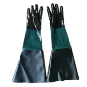 Rubber Sand Sandblasting Gloves For Sandblast Cabinets