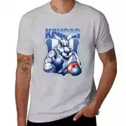 North Melbourne Kangaroos AFL Mascot T-Shirt Grey 4XL