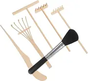 GARVALON 1 Set Zen Garden Tools Desktop Rake Sand Table Decoration Sand Rake Desk Garden Tools Rake Tool Garden Accessories Miniature Garden Decoration Sand Tray Miniatures Rake Rakes