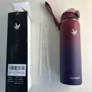 Hydro Flask 32oz Wide Mouth Flex Straw Water Bottle Purple