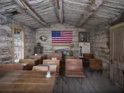 8" x 10" Photo of One-Room Schoolhouse Display at The Old Trail Town