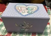 Disney Stitch & Angel Heart Jewelry Box With Removable Tray