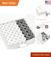 Large Pack Polyester Embroidery and Sewing Thread - 144pcs - Type L Bobbin