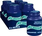WRIGLEY AIRWAVES BOTTLE MENTHOL & EUCALYPTUS 46PCS X 6 (BBD: 30/07/2025)