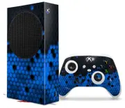 Skin Wrap for XBOX Series S Console Controller HEX Blue