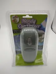 Handy Automatic Can-Opener One Touch Hands-Free Magnetic Lid Gray Easy to Use