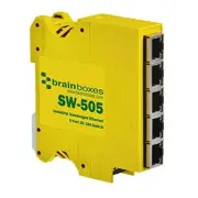 Brainboxes Sw-505 Ethernet Switch - 5 Ports - 10/100base-tx - 5 X Network -