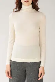 SSKEIN T Neck Pullover in Ivory at Nordstrom, Size Small
