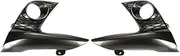 Car 1Pair Car Front Fog Lamp Cover Bezels Fog Light Frame Cover Bumper Fog Light Cover Fit for Lexus CT200H F-Sport 2014-2017 Light
