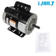 LABLT 3HP Air Compressor Electric Motor SPL 3450RPM 56Frame 1Phase 115/230v 5/8"