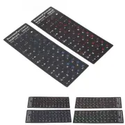 2Pcs Russian Keyboard Stickers Unique Coating Waterproof Dustproof Russian ZOK