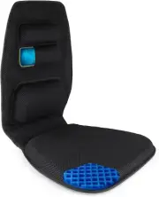 Premium Gel Cushion and Firm Back Support | Seat Cushion Pad and Upper Lower Th