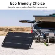 HD 20W Solar Panel Black Solar Cell With Waterproof MPPT Controller For RV Home