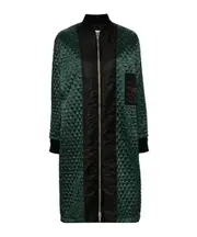 MM6 Maison Margiela Zipped Reversible Coat IT40,IT38,IT36 Black/Green