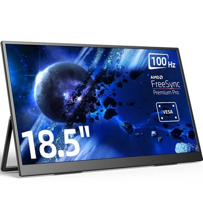 UPERFECT Monitor 100Hz USB C Monitor Portable Monitor 18.5" Gaming Monitor FHD