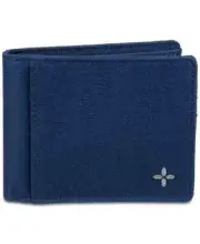 Sun Stone Men's Slim-Fold Wallet Blue