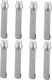 FRCOLOR 8pcs Zipper Sliders: Nylon Keyhole Zipper Slide Replacement for Luggage Backpack - Repair Pull for Suitcase Tents - Zippers Tabs Easy Installation