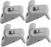 PRETYZOOM 4Pcs Sun Visor Retainer Clip Durable Sunshade Extender Clips for Cars Sun Protection Glare Reduction Firm Grip for Modern Vehicle Interiors
