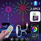 Smart Firework LED Lights Color Changing Music Sync RGB Strip Lights App Control