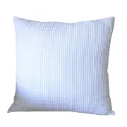 Waffle SCotton 350GSM Pillowcase Euro Cushion Cover - White