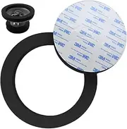 Car Speaker Foam Baffles, 6.5 Inch Speaker Fast Rings, Adhesive Speaker Enhancer, Car Foam Speaker Kit, High, Rebound Sponge Bass Blocker,Car Audio Bass Enhancement Kit