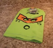 Boys Teenage Mutant Ninja Turtles Full Face Mask Winter Hat Michelangelo NWT