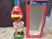1990 TEI TWINS ENTERPRISE ST. LOUIS CARDINALS MASCOT FRED BIRD BOBBLEHEAD (MINT)