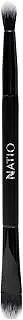 [Natio] Australia Apply & Blend Eyeshadow Brush - Precision Blending Brush for Eye Make Up, Double Ended Eyeshadow Brush - Vegan Friendly
