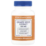The Vitamin Shoppe, Grape Seed Extract, 100 mg, 120 Vegetable Capsules