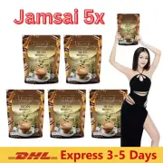 5x Jamsai Green Coffee Bean X Lamyai 25in1 Instant Coffee Weight Control Slim Up